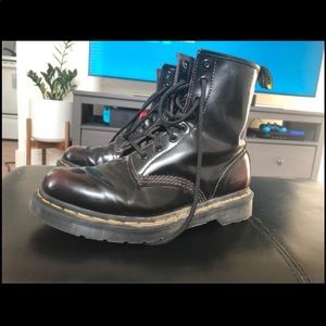 Burgundy Doc Martens